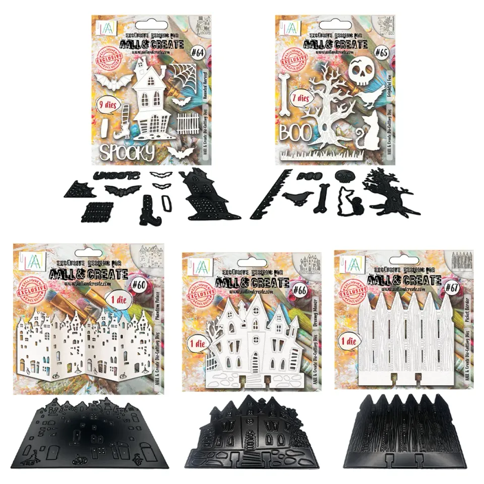AALL and Create Trickz & Treatz Stanzenset 5er Halloween