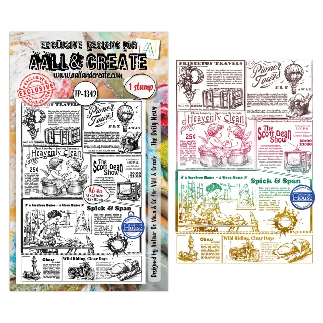 AALL and Create TP-1342 The Daily News Stempel A6 Zeitung