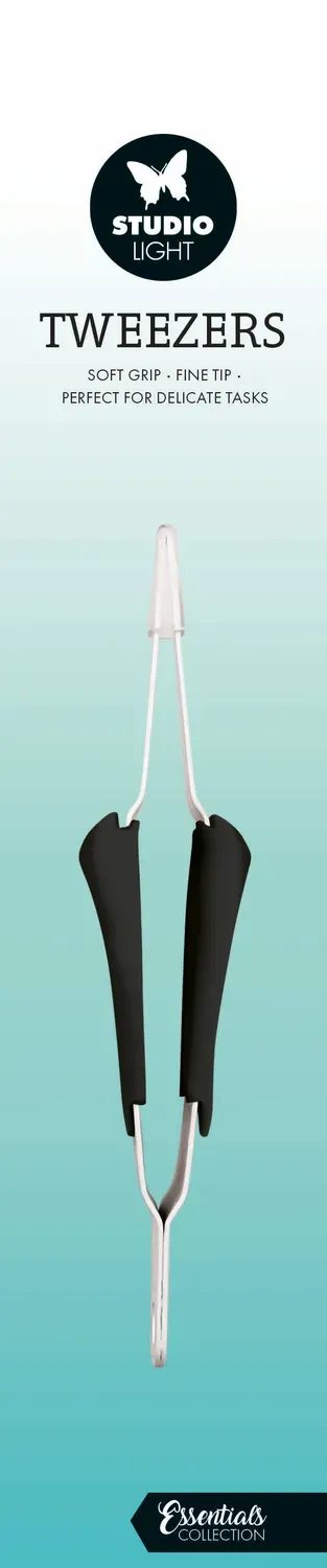 StudioLight Essentials Tweezer Pinzette Softgriff feine Spitze