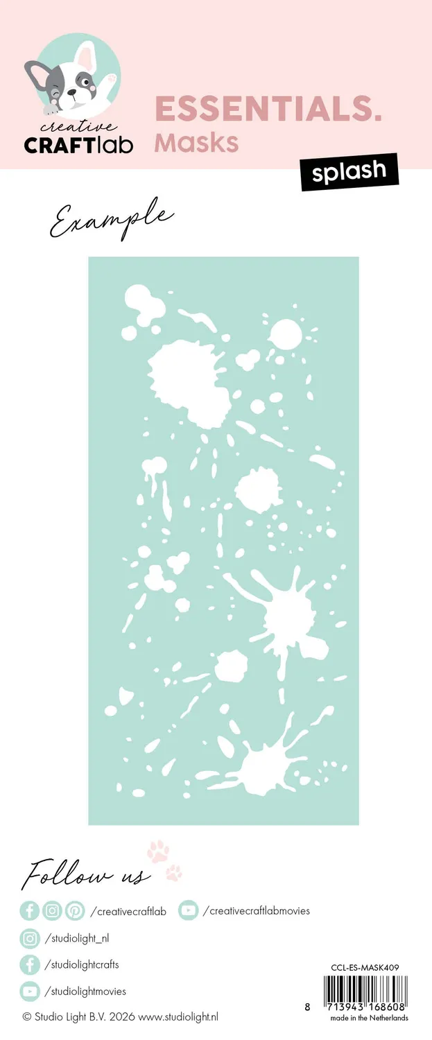 Creative Craftlab Essentials Splash Maske Schablone Spritzer