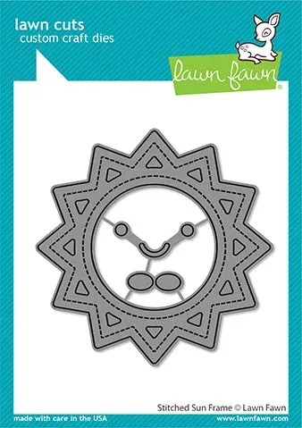 Lawn Fawn Lawn Cuts Stitched Sun Frame Stanzen Sonne
