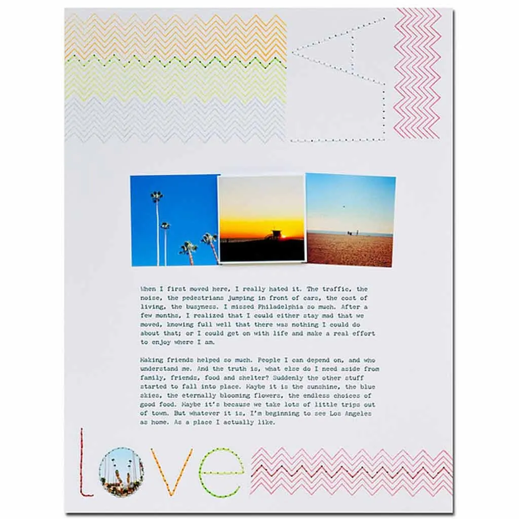 Lawn Fawn Chevron Backdrops Stempelset Hintergrund