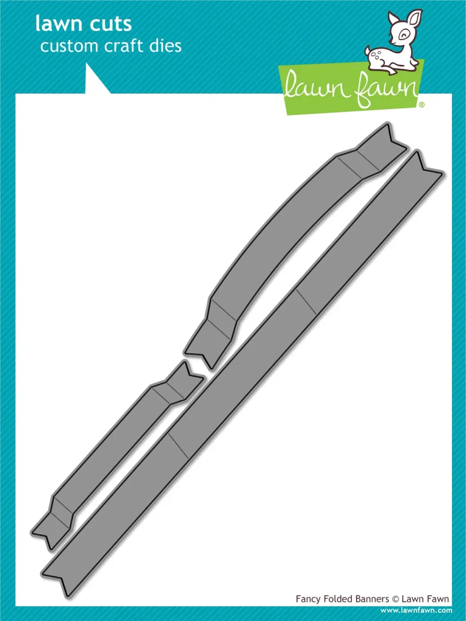 Lawn Fawn Lawn Cuts Fancy Folded Banners Stanzschablone