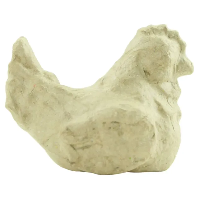 décopatch AP157O Henne XS Pappmaché-Figur 8 cm
