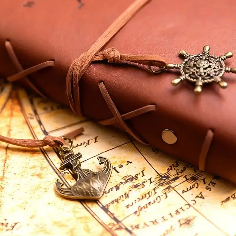 Ieebee Navigator Notizbuch Ringbuch braun blanko