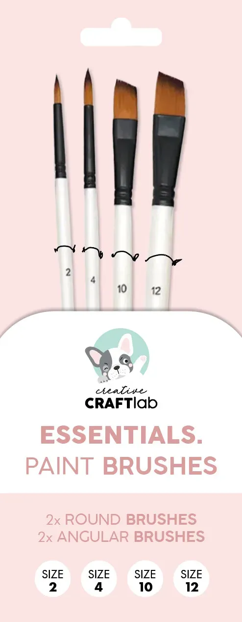 StudioLight Creative Craftlab Essentials Pinsel Set 4-teilig