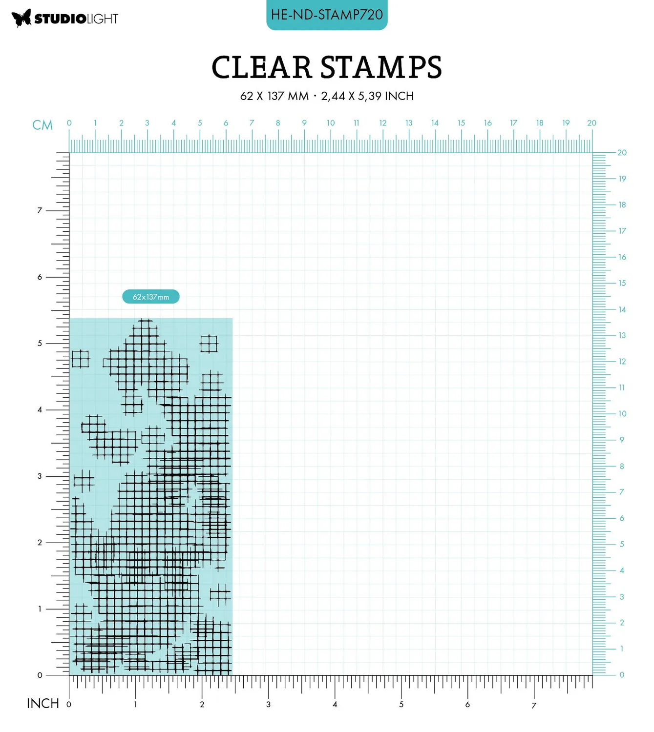 Hazel Eaton Nature's Dream 2 Grid Clear Stamp Hintergrund