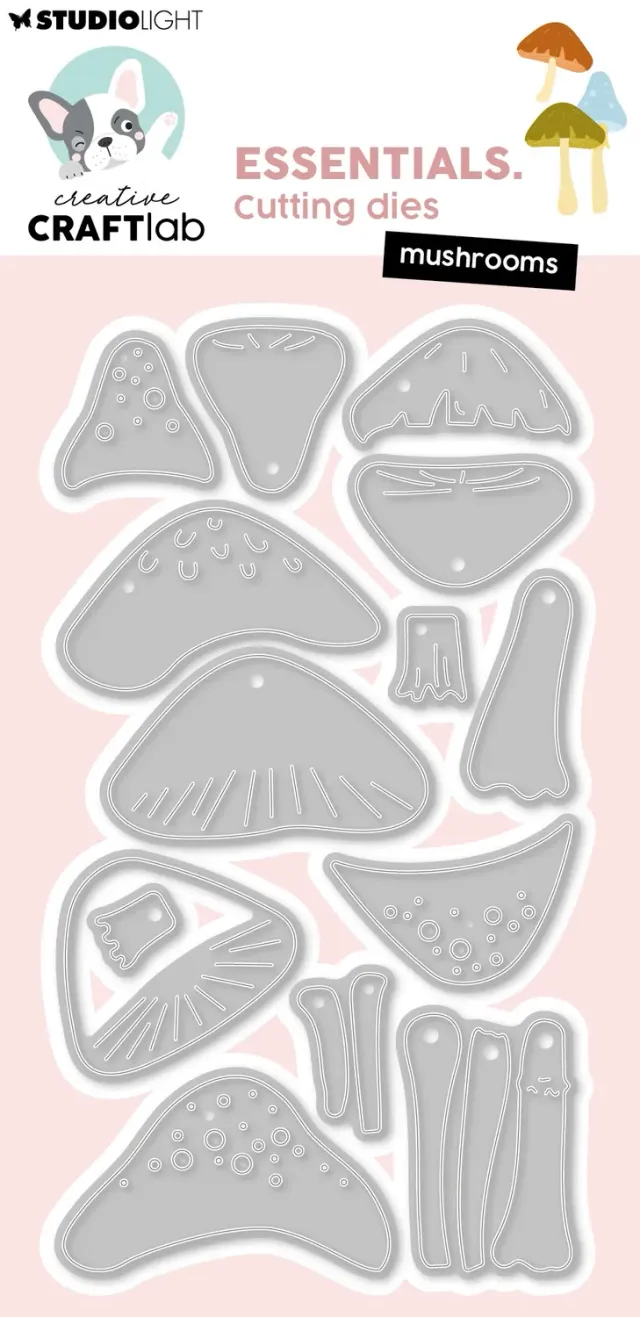 StudioLight Creative Craftlab Essentials Stanzschablone Mushrooms Pilze