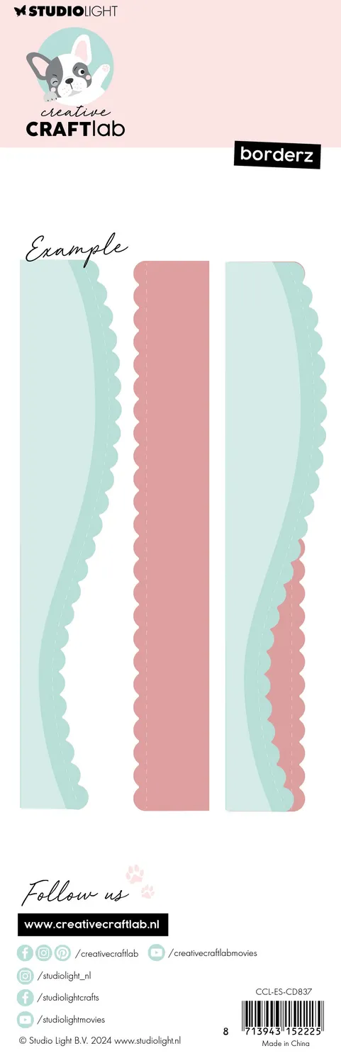 StudioLight Creative Craftlab Cutting Die Borderz 837 Bordüre