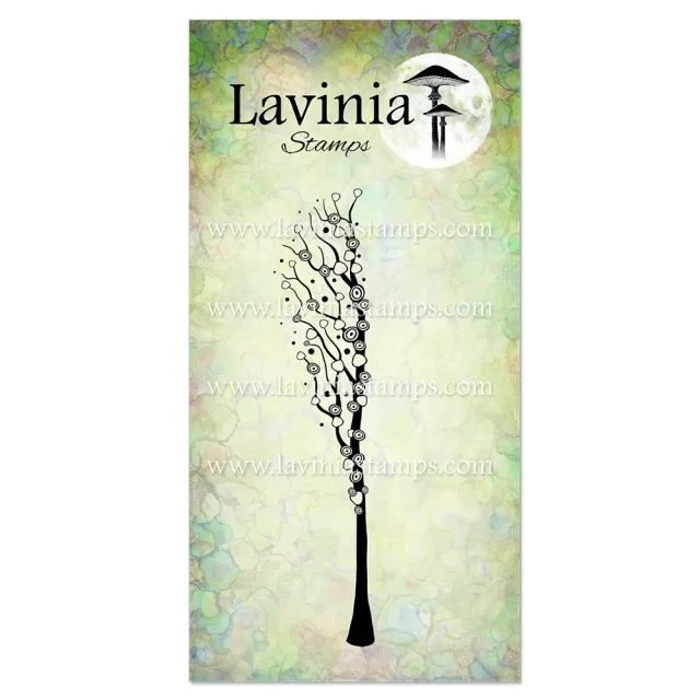 Lavinia Stamps Silversong Willow Left Stempel Baum