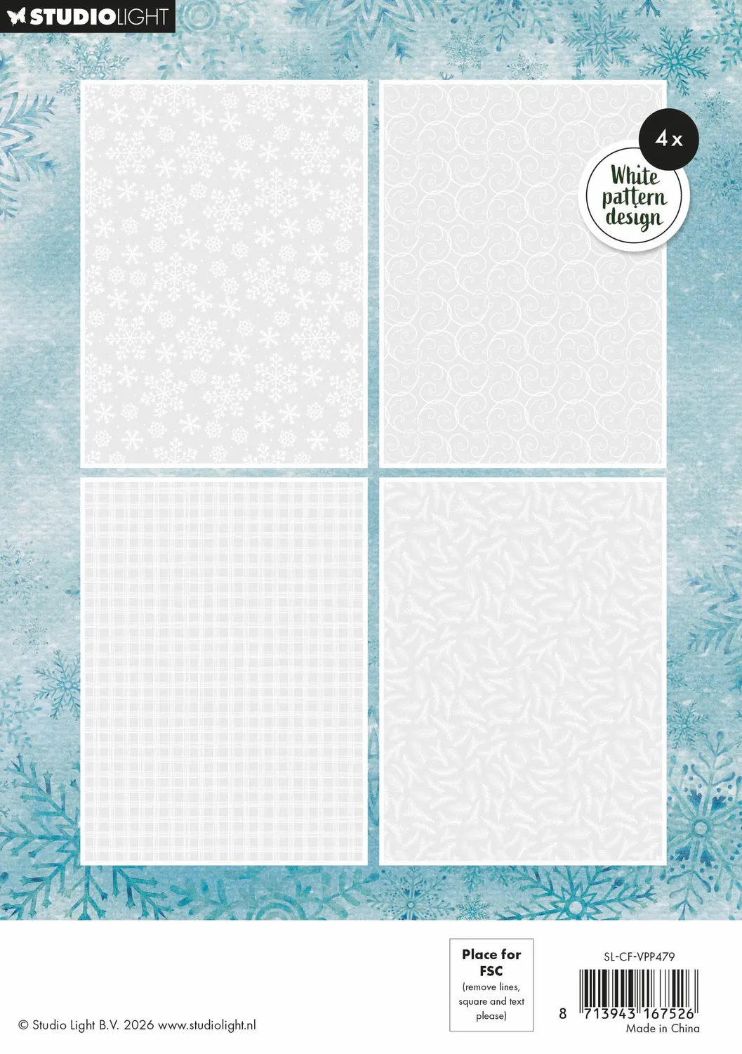 StudioLight Christmas Forest Vellum Papierblock Backgrounds
