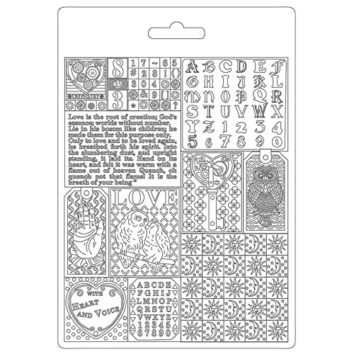 Stamperia K3PTA4519 Mould Alchemy Patchwork A5