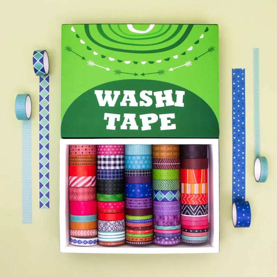 Ieebee Geometric Washi Tape Set 60 Rollen Karo