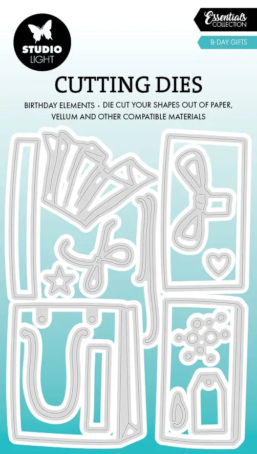 StudioLight Essentials B-Day Gifts Stanzschablone Geburtstag