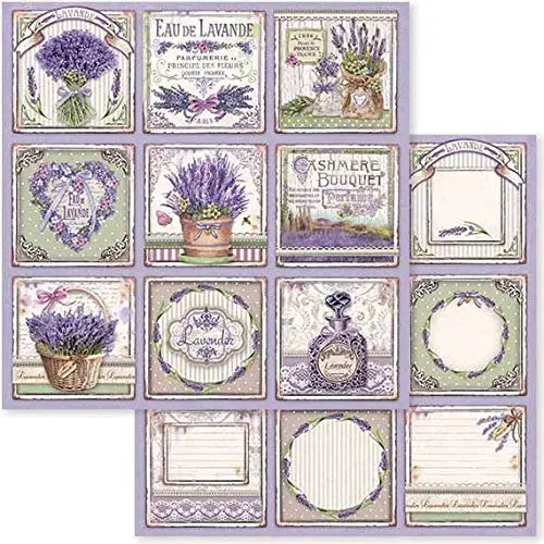 Stamperia Provence SBB593 Scrapbooking Papier Karten Motiv