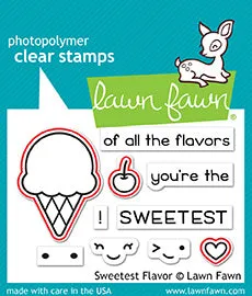 Lawn Fawn Sweetest Flavor LF1699 Stanzschablonen Eis