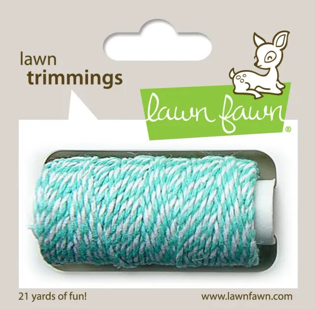 Lawn Fawn Lawn Trimmings Aquamarine Kordel 19 m Türkis