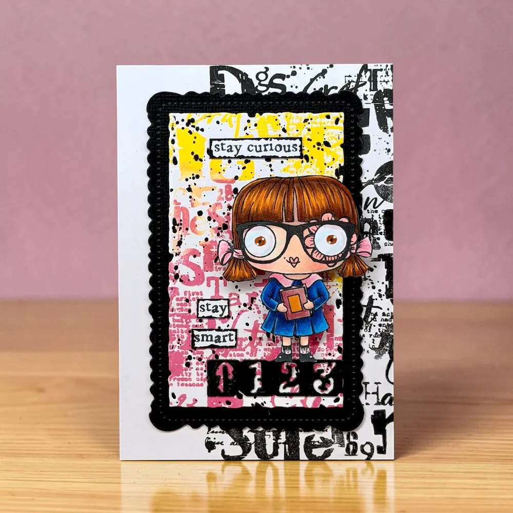 AALL and Create TP-1330 Word Frenzy A6 Stempel Hintergrundtext