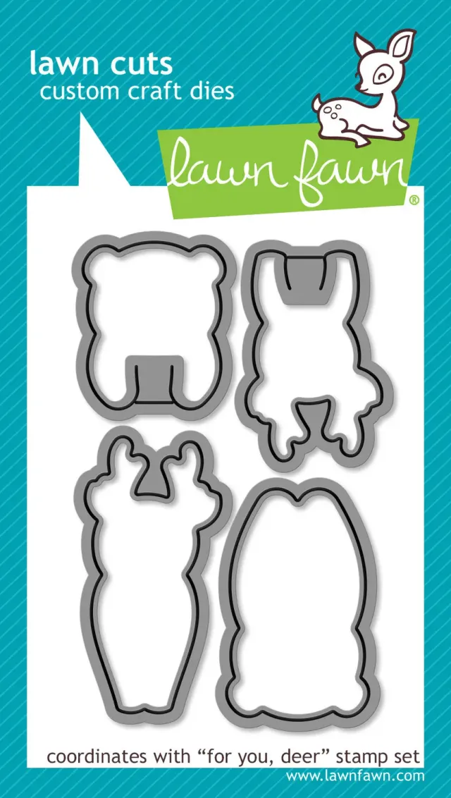 Lawn Fawn For You Deer Lawn Cuts Stanzschablone Tiere