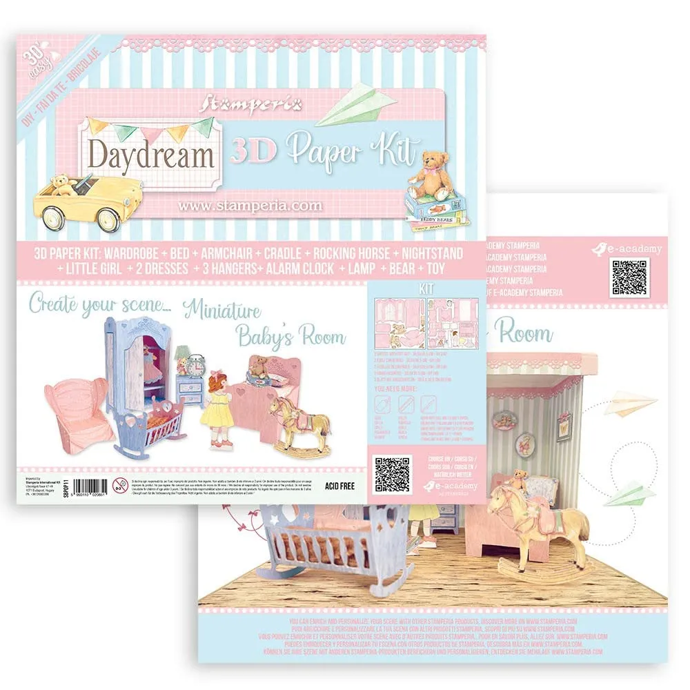 Stamperia DayDream Babyroom 3D Papier-Set 3D-Effekt