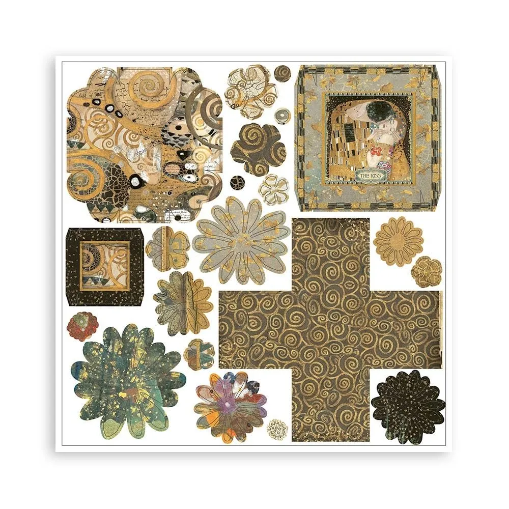 Stamperia Klimt SBPOP07 3D Papier Kit 10x15 cm