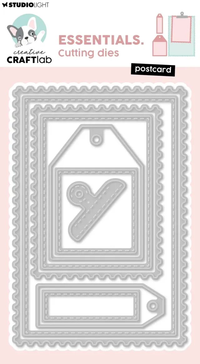 Creative Craftlab Essentials Postcard Stanzschablone 97x144mm