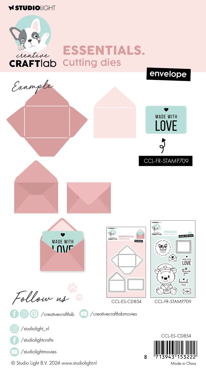 Creative Craftlab Essentials Envelope Stanzschablone Briefumschlag