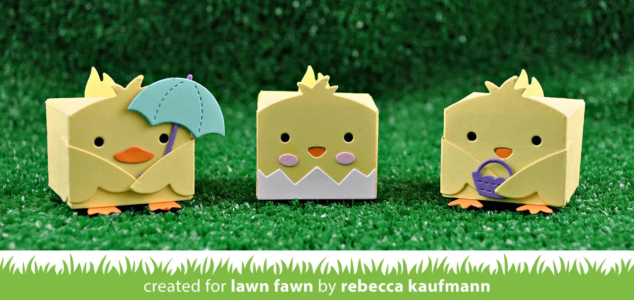 Lawn Fawn Tiny Gift Box Chick Duck LF1908 Stanzen Ostern