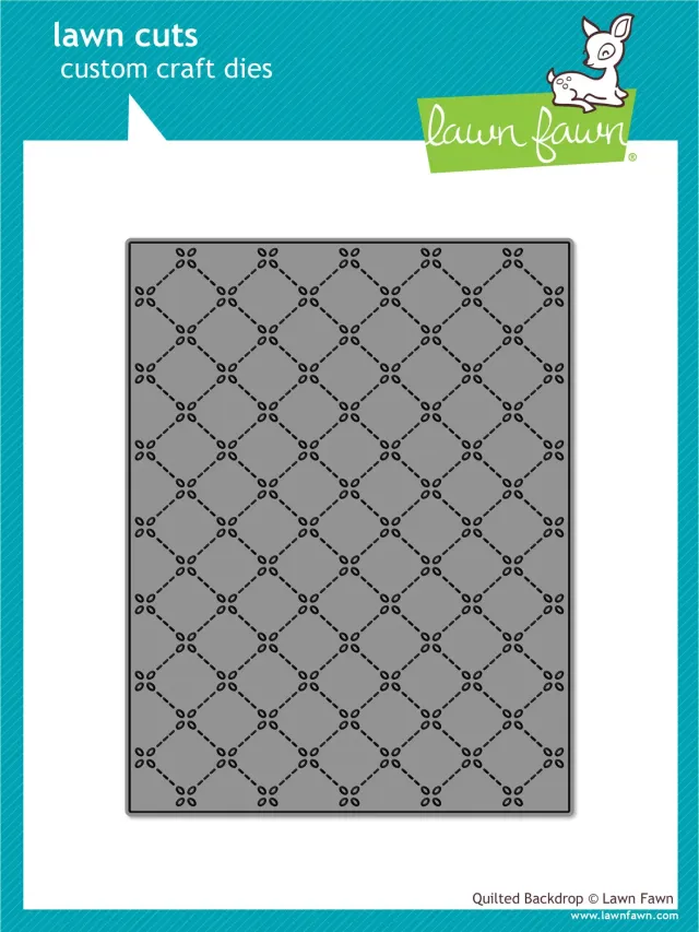 Lawn Fawn Quilted Backdrop LF1625 Stanzschablone