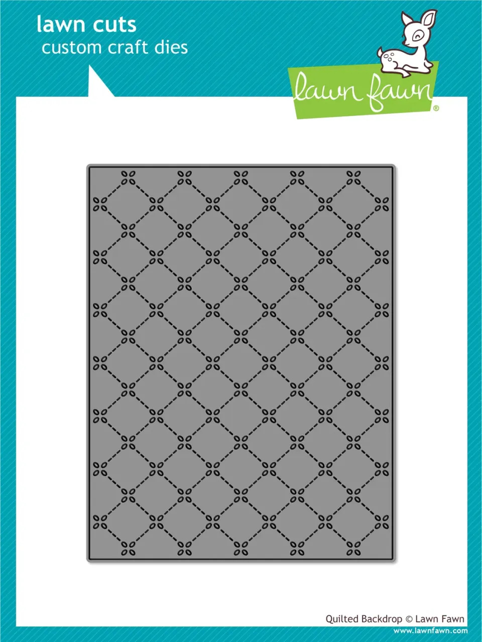 Lawn Fawn Quilted Backdrop LF1625 Stanzschablone