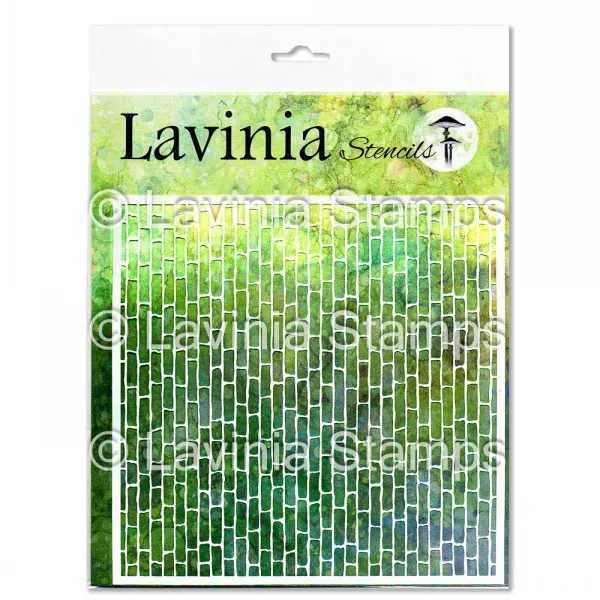 Lavinia Stamps Stencils Red Brick Schablone Backstein