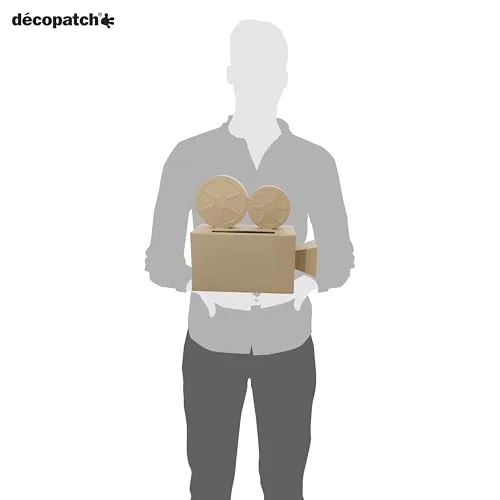 décopatch EV017C Briefbox Kamera Pappmaché 33,5 cm