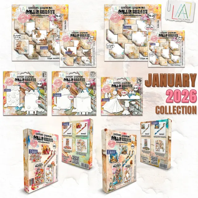 AALL and Create January 2026 Complete Collection Stempelset