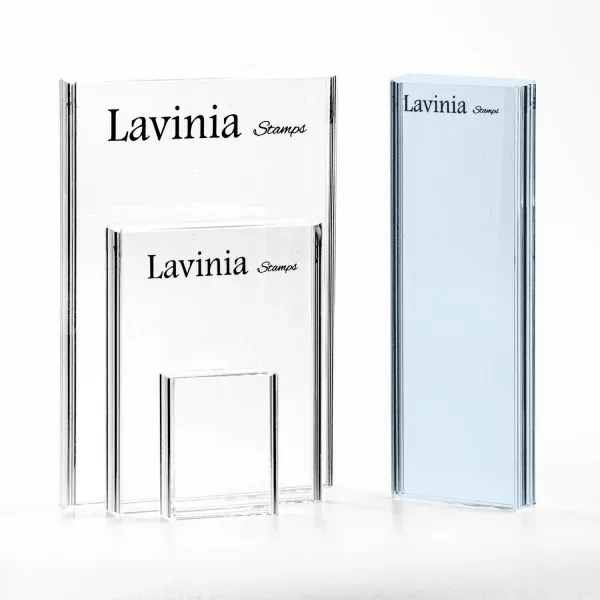 Lavinia-Stamps Acrylblock 150x50 mm Stempelblock abgeschrägte Kante