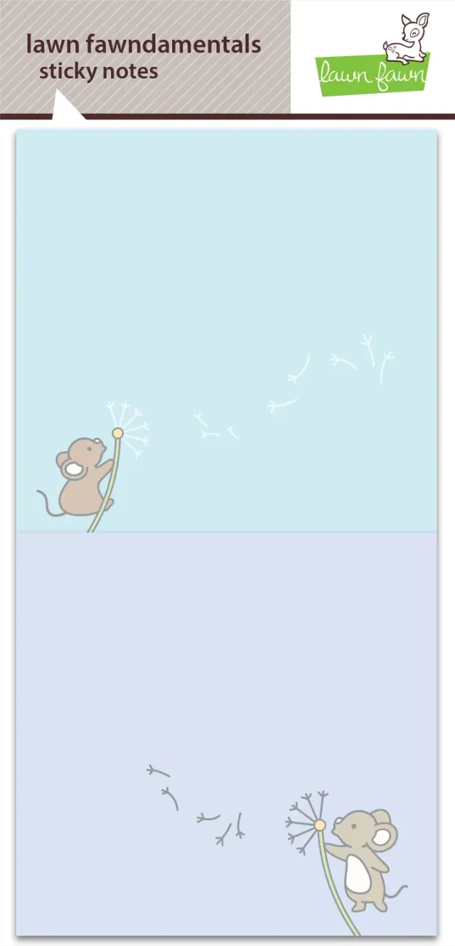 Lawn Fawn Make a Wish Haftnotizen 2x50 Blatt Dandy Day