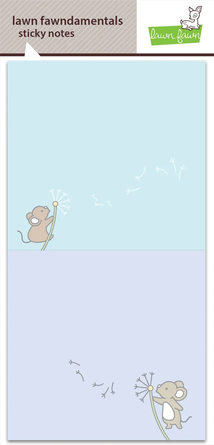 Lawn Fawn Make a Wish Haftnotizen 2x50 Blatt Dandy Day