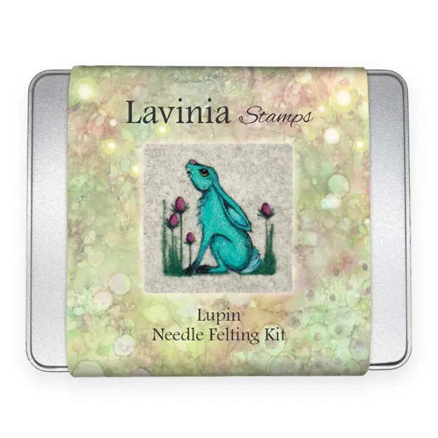 Lavinia-Stamps Needle Felting Kit Lupin Filzset Lupine