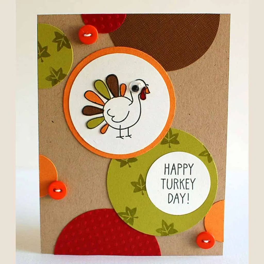 Lawn Fawn Turkey Day LF359 Stempel Mini Truthahn