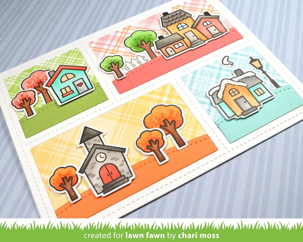 Lawn Fawn Lawn Cuts Peekaboo Backdrop Stanzschablone interaktiv