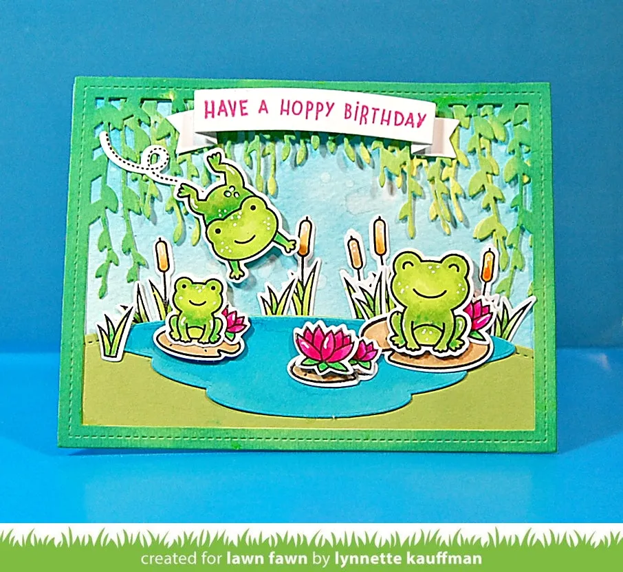 Lawn Fawn Toadally Awesome Clear Stamps Frosch