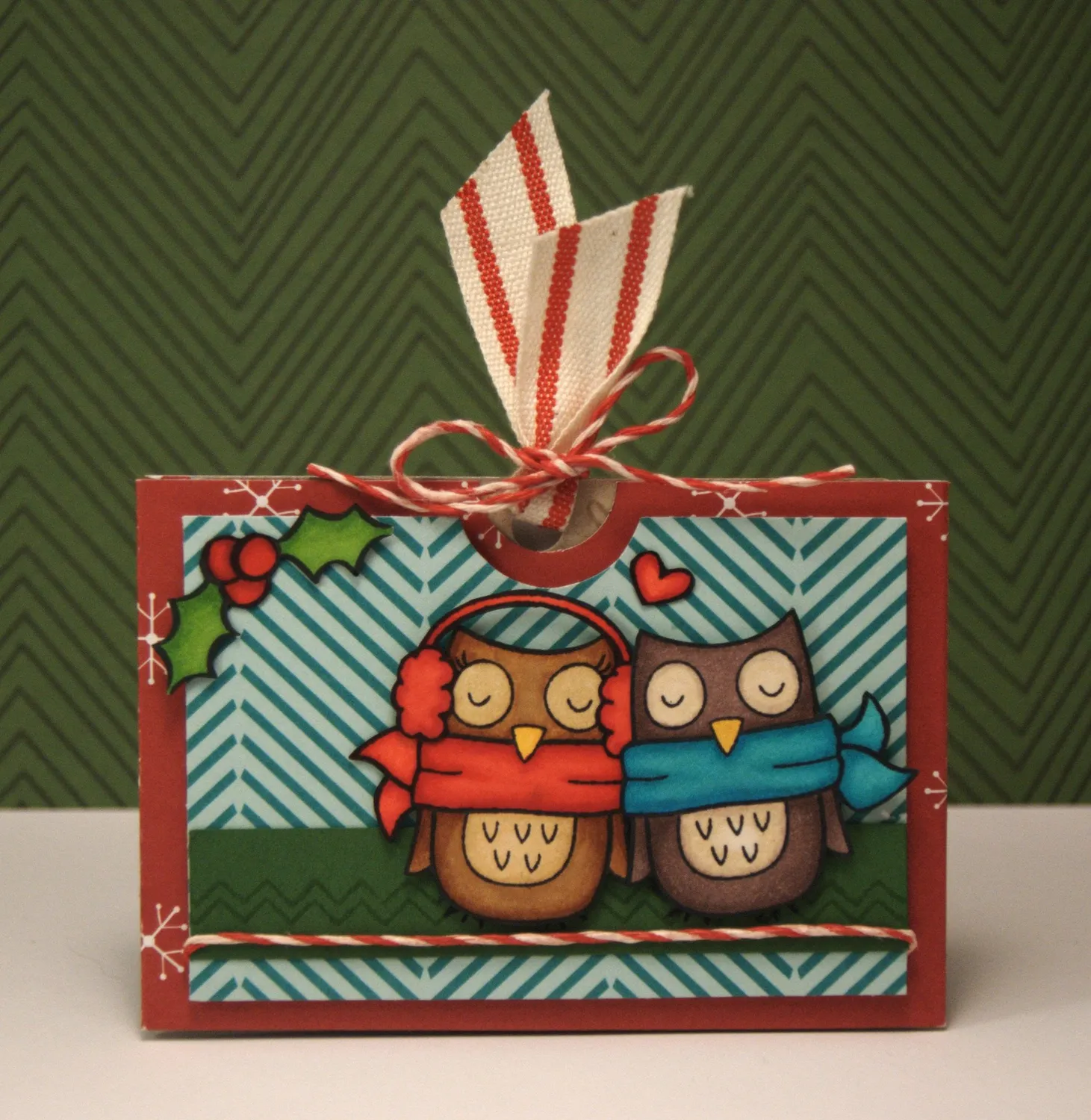 Lawn Fawn Winter Owl Stempel Eule 3-teilig Weihnachten