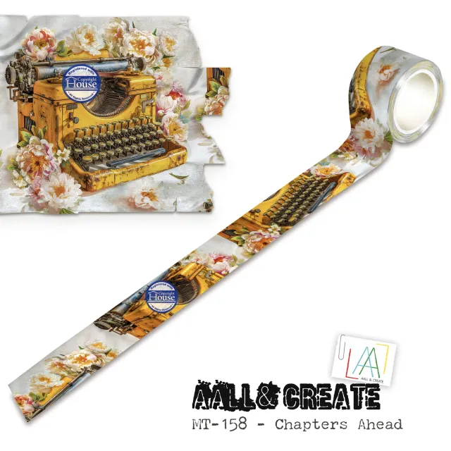 AALL and Create MT-158 Washi Tape Chapters Ahead 25mm