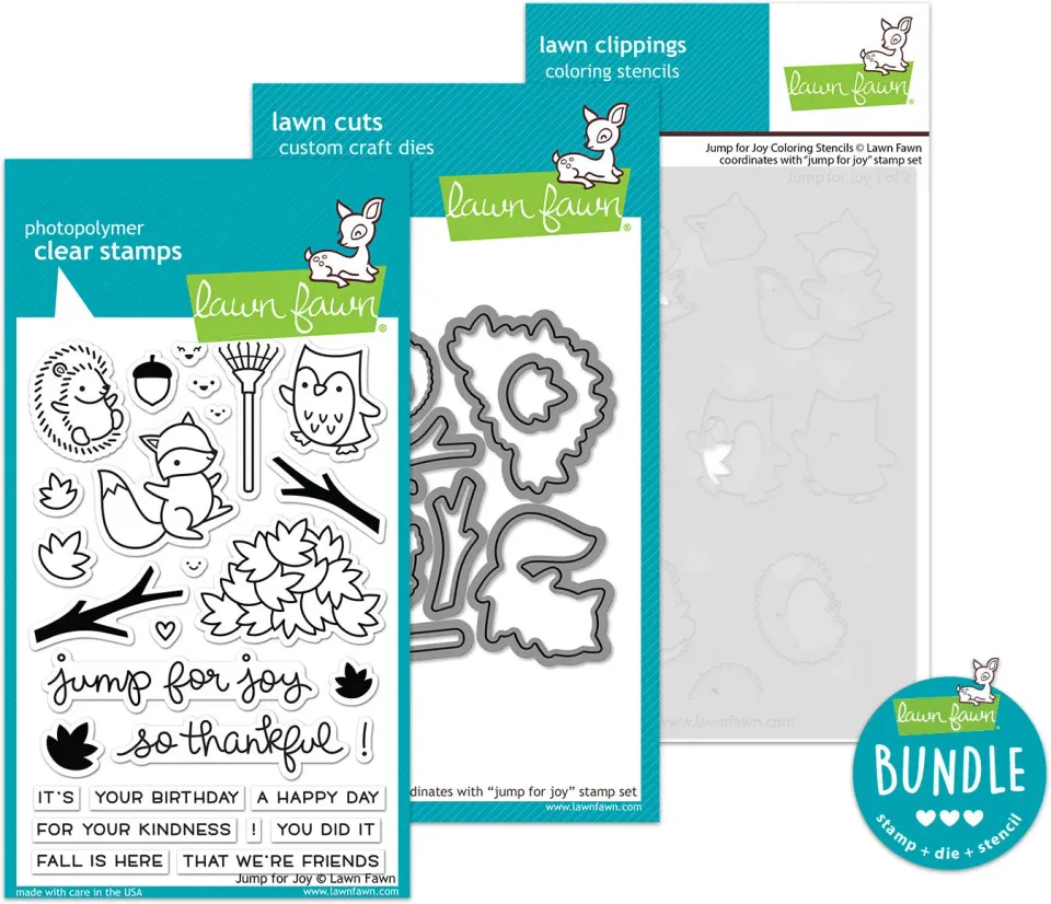 Lawn Fawn Jump for Joy Bundle Stempel Stanzen Set