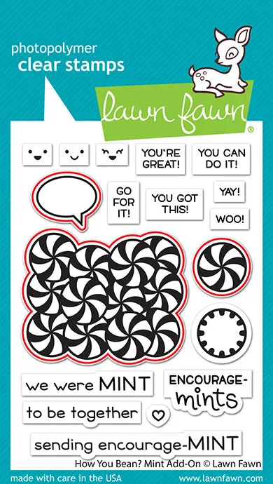 Lawn Fawn Lawn Cuts How You Bean Mint Add-On Stanzschablonen