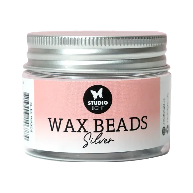 StudioLight Essentials Wax Beads Siegelwachs Silber 30 Stück