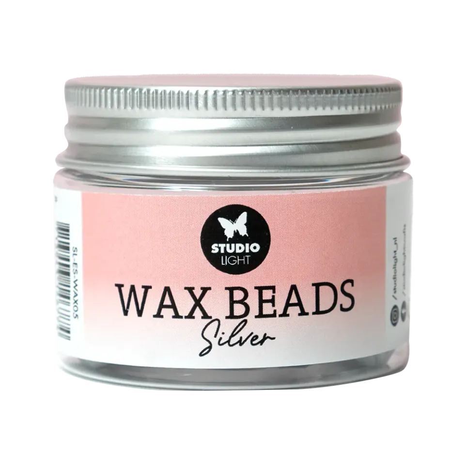 StudioLight Essentials Wax Beads Siegelwachs Silber 30 Stück
