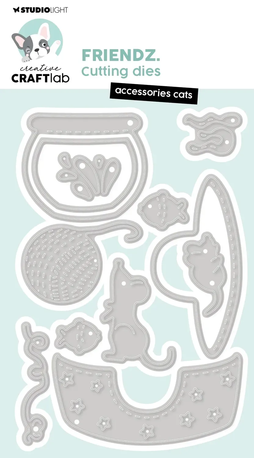 StudioLight Creative Craftlab Friendz Accessoires Cats Stanzschablone