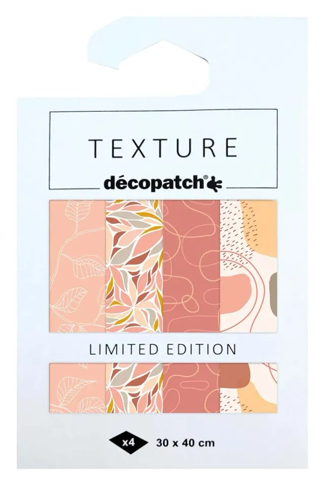 décopatch TD843C Papier Lineart 4 Bögen 30x40 Metallic