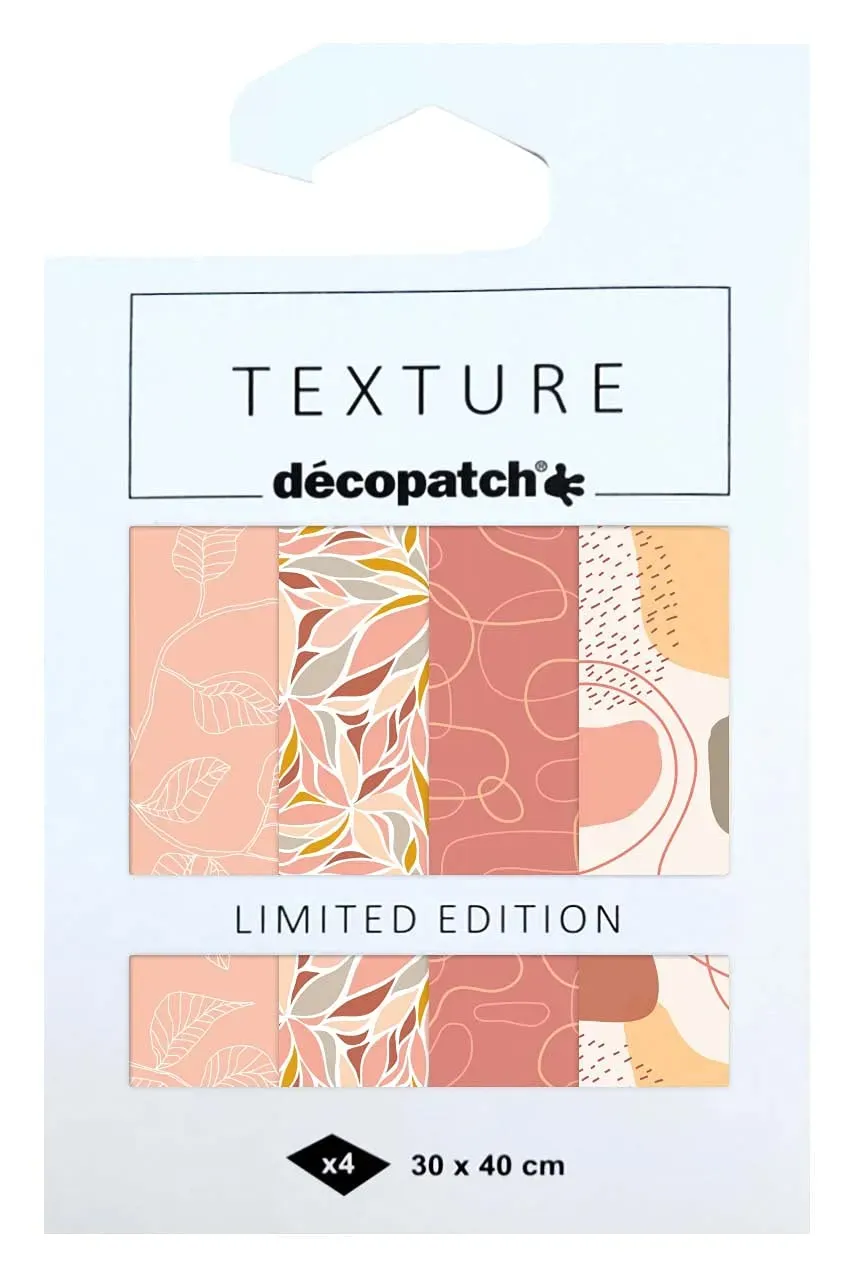 décopatch TD843C Papier Lineart 4 Bögen 30x40 Metallic