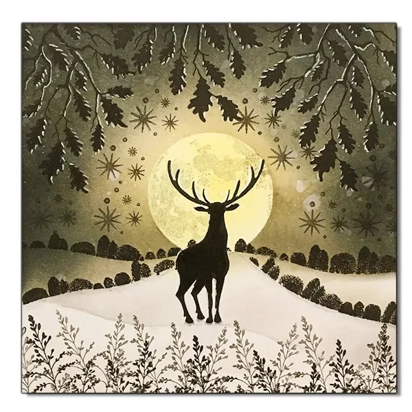 Lavinia-Stamps Stag Stempel Hirsch klar